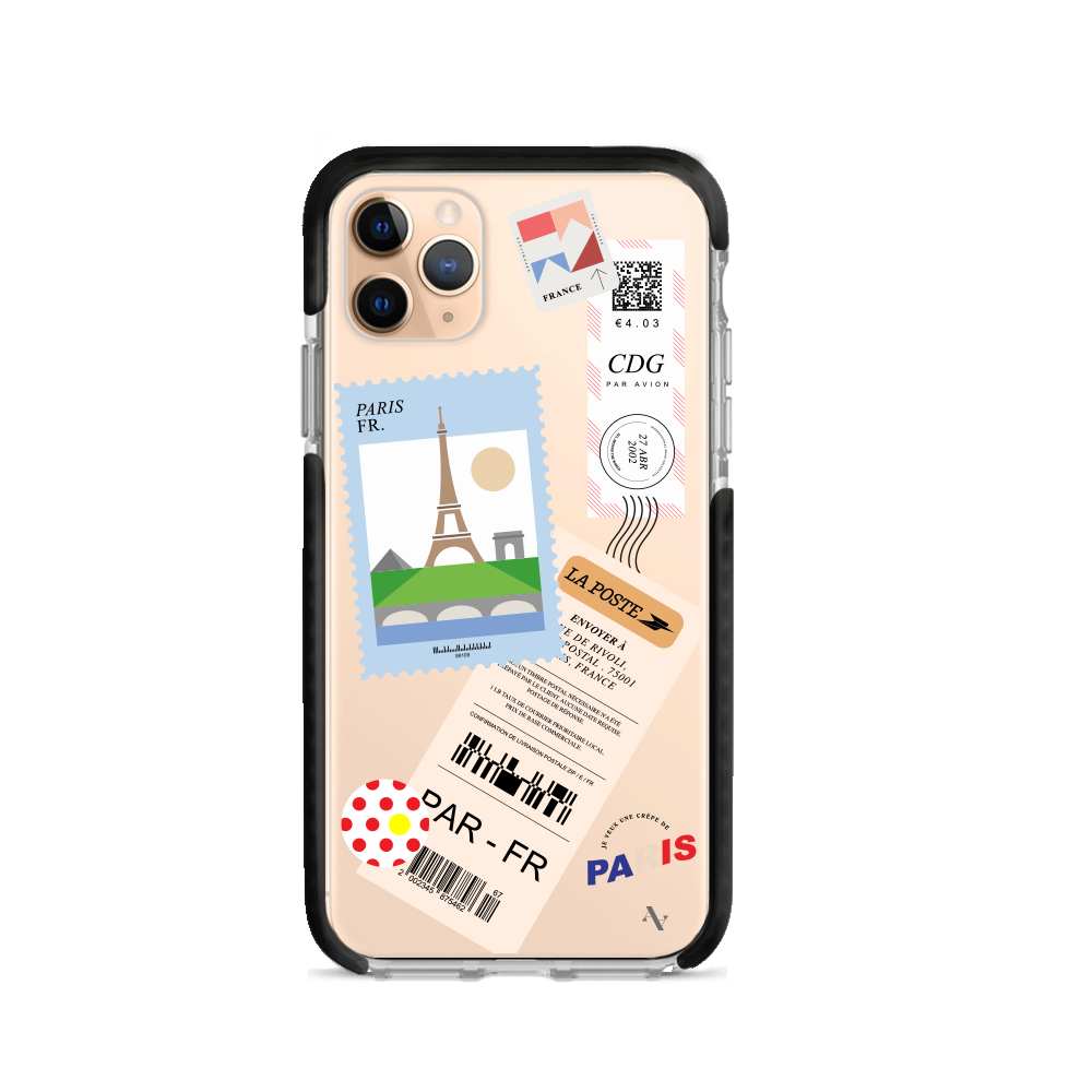 MAAD World iPhone 11 Pro Max Clear Case showcasing its slim design and protective features.
