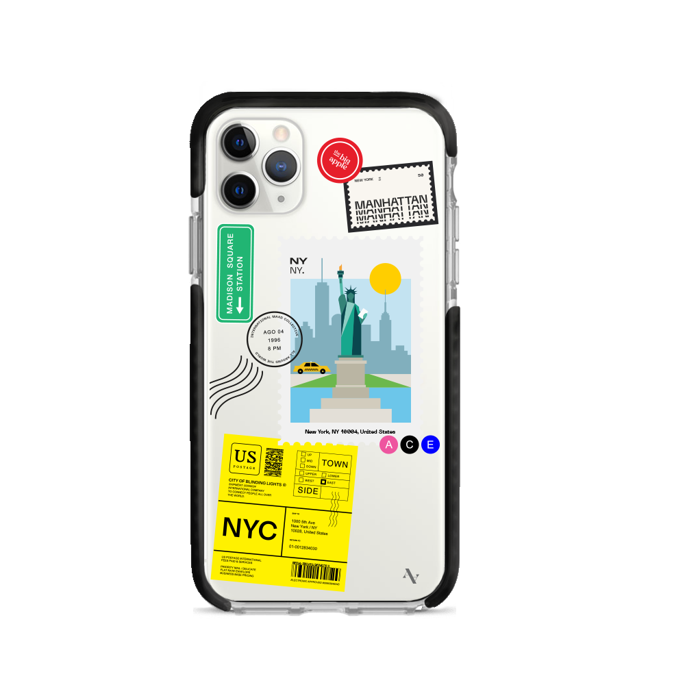 MAAD World iPhone 11 Pro Max Clear Case showcasing its slim design and protective features.