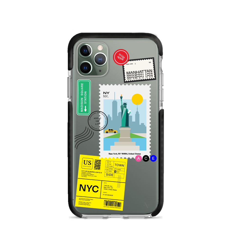 MAAD World iPhone 11 Pro Max Clear Case showcasing its slim design and protective features.