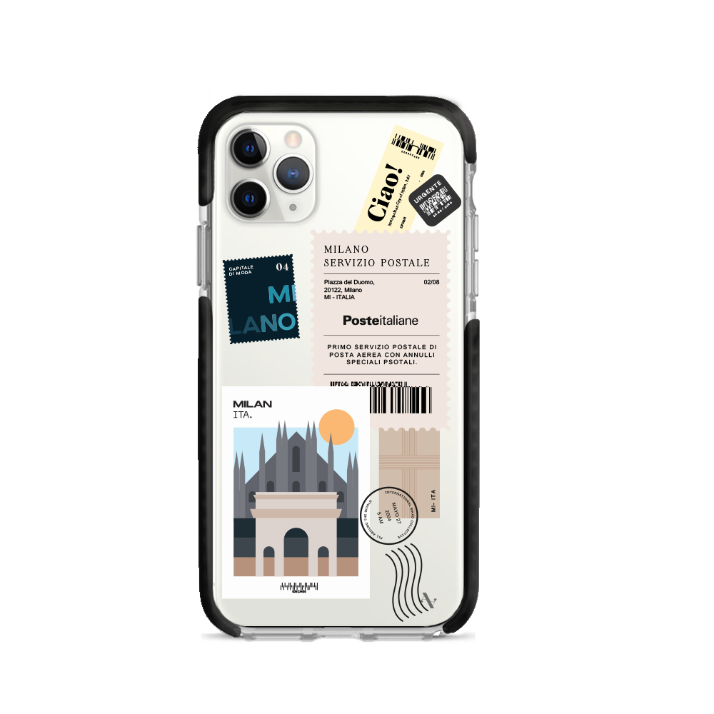 MAAD World iPhone 11 Pro Max Clear Case showcasing its slim design and protective features.