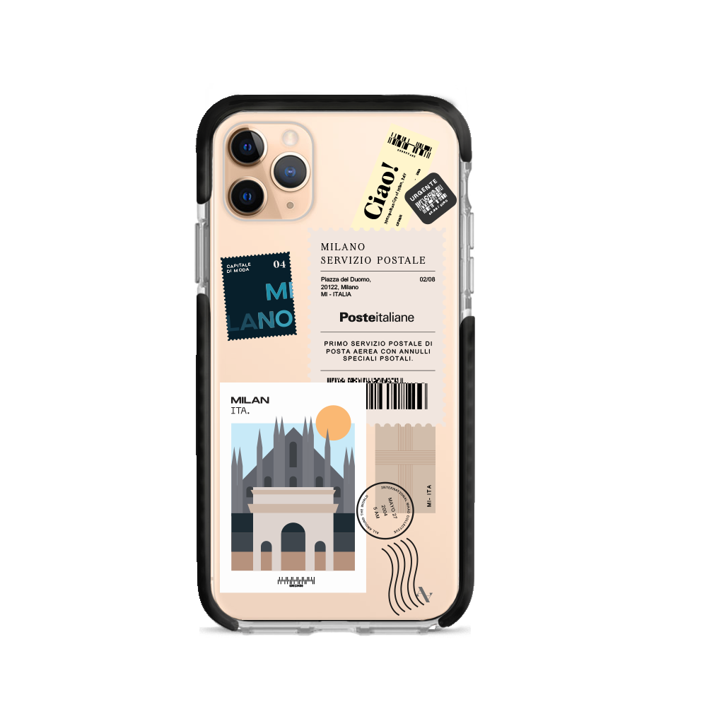 MAAD World iPhone 11 Pro Max Clear Case showcasing its slim design and protective features.