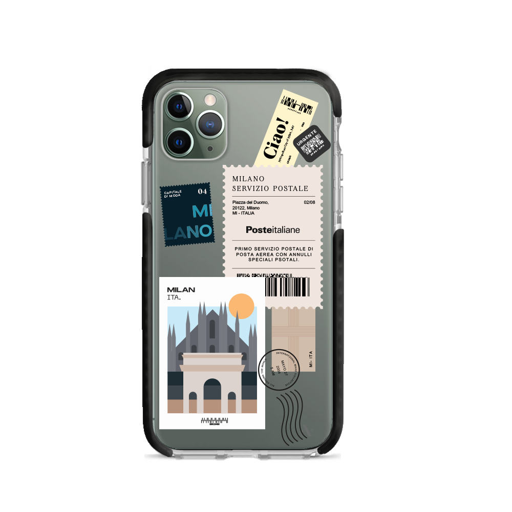 MAAD World iPhone 11 Pro Max Clear Case showcasing its slim design and protective features.