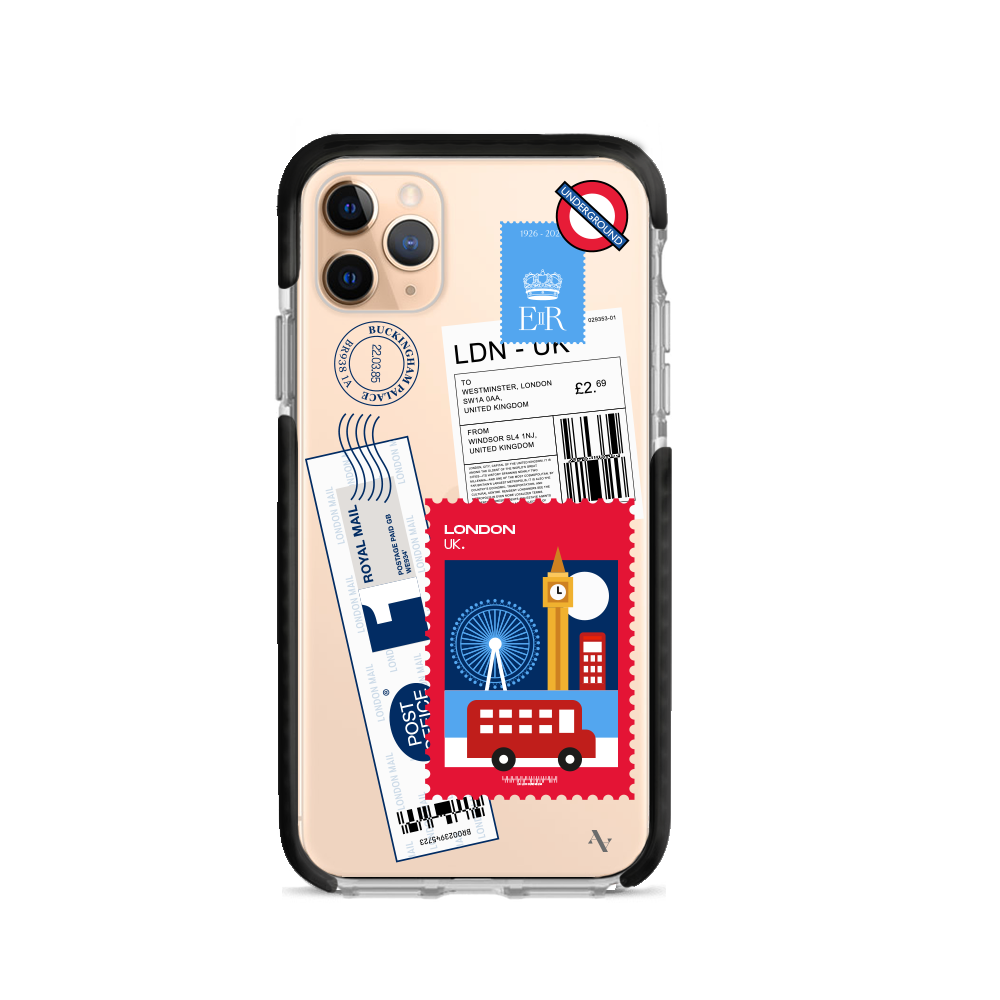 MAAD World iPhone 11 Pro Max Clear Case showcasing its slim design and protective features.