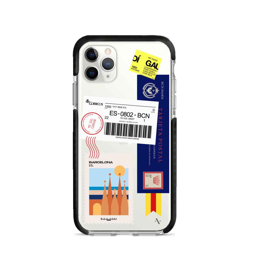 MAAD World iPhone 11 Pro Max Clear Case showcasing its slim design and protective features.