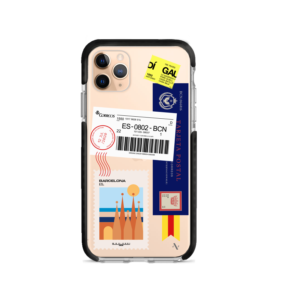 MAAD World iPhone 11 Pro Max Clear Case showcasing its slim design and protective features.