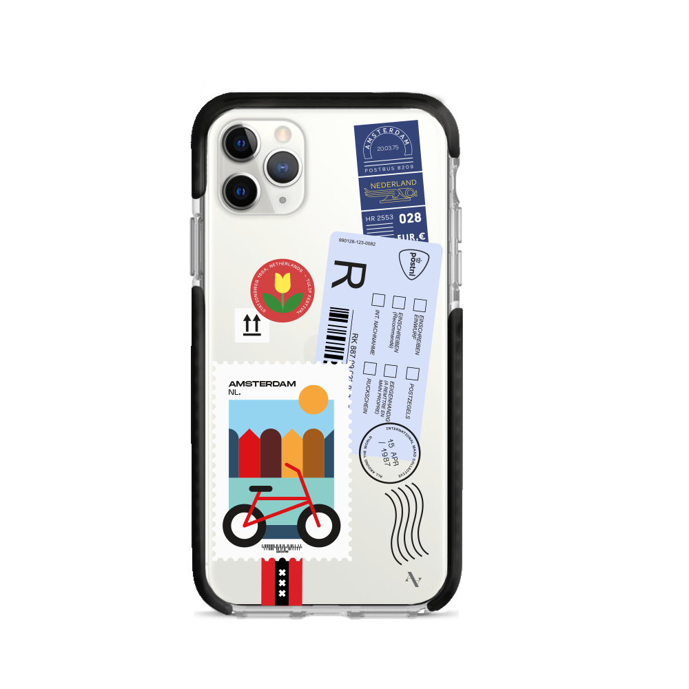 MAAD World iPhone 11 Pro Max Clear Case showcasing its slim design and protective features.
