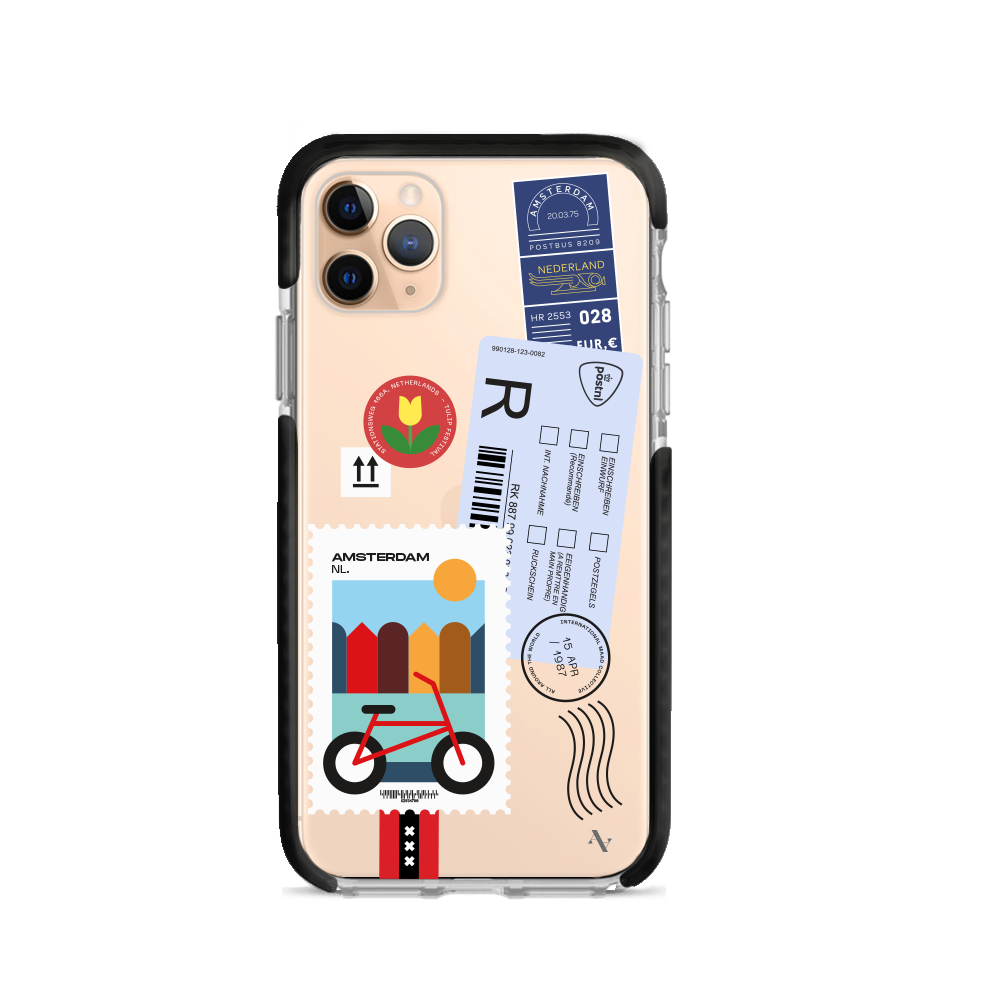MAAD World iPhone 11 Pro Max Clear Case showcasing its slim design and protective features.