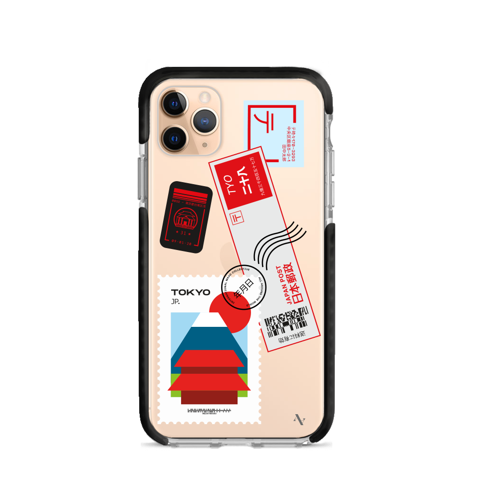 MAAD World iPhone 11 Pro Max Clear Case showcasing its slim design and protective features.