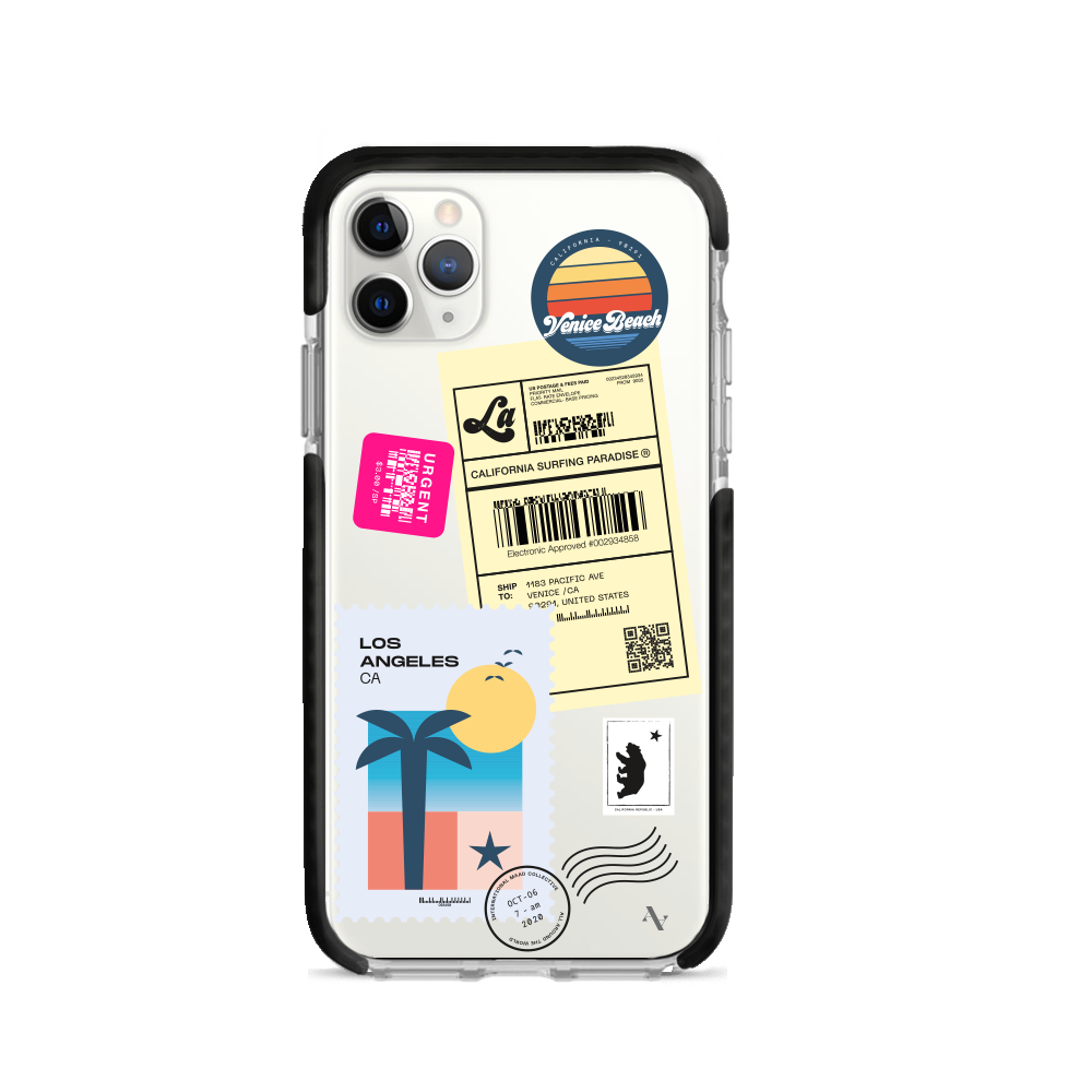 MAAD World iPhone 11 Pro Max Clear Case showcasing its slim design and protective features.