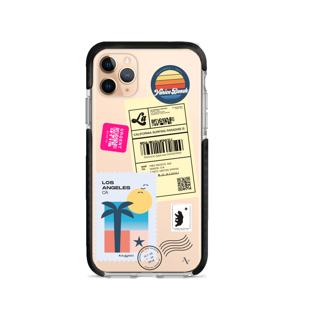 MAAD World iPhone 11 Pro Max Clear Case showcasing its slim design and protective features.