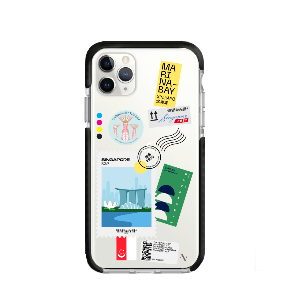 MAAD World iPhone 11 Pro Max Clear Case showcasing its slim design and protective features.