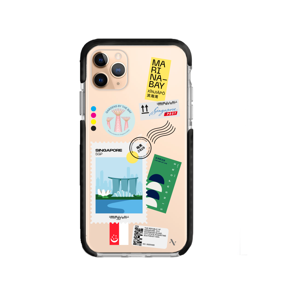 MAAD World iPhone 11 Pro Max Clear Case showcasing its slim design and protective features.