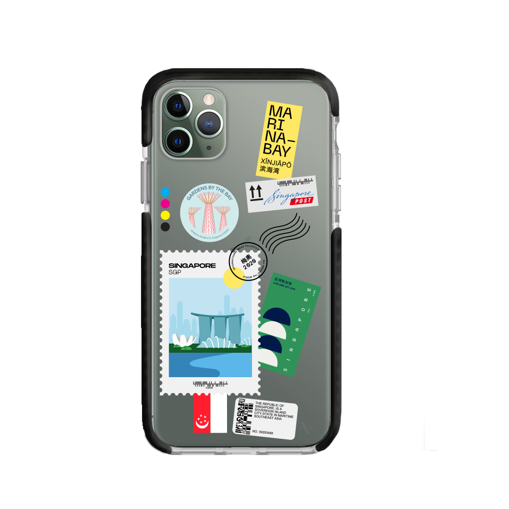 MAAD World iPhone 11 Pro Max Clear Case showcasing its slim design and protective features.