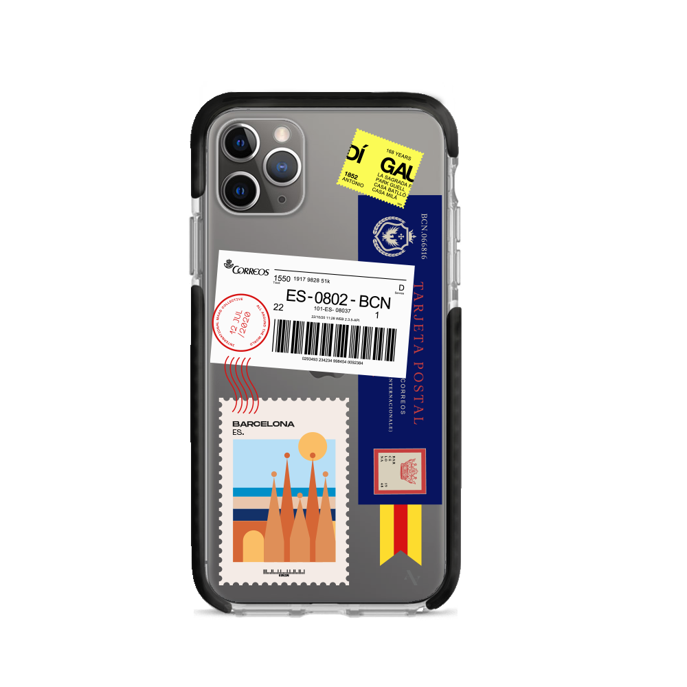 MAAD World iPhone 11 Pro Max Clear Case showcasing its slim design and protective features.