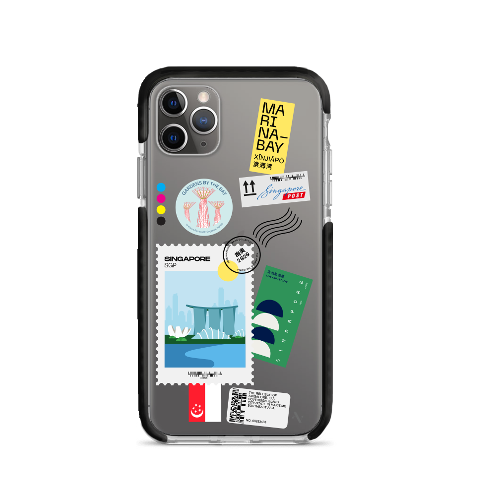 MAAD World iPhone 11 Pro Max Clear Case showcasing its slim design and protective features.