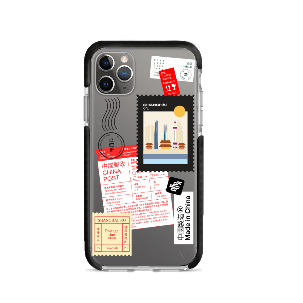 MAAD World iPhone 11 Pro Max Clear Case showcasing its slim design and protective features.