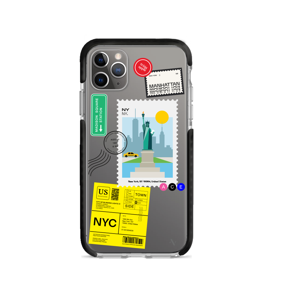 MAAD World iPhone 11 Pro Max Clear Case showcasing its slim design and protective features.