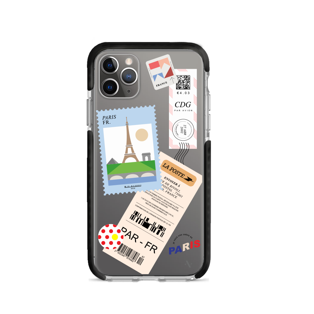 MAAD World iPhone 11 Pro Max Clear Case showcasing its slim design and protective features.