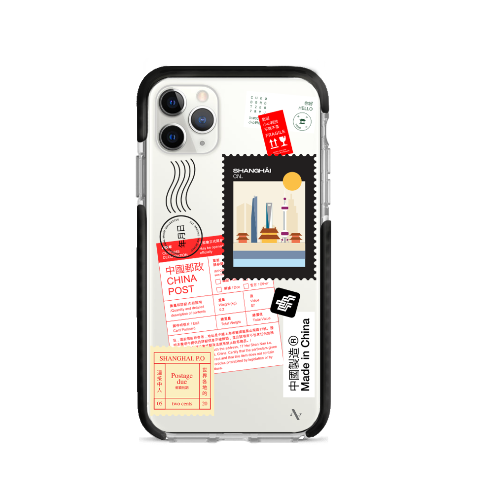 MAAD World iPhone 11 Pro Max Clear Case showcasing its slim design and protective features.
