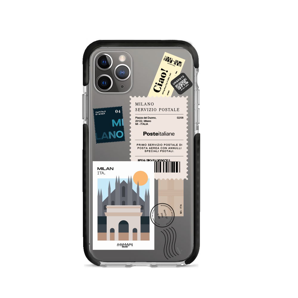 MAAD World iPhone 11 Pro Max Clear Case showcasing its slim design and protective features.