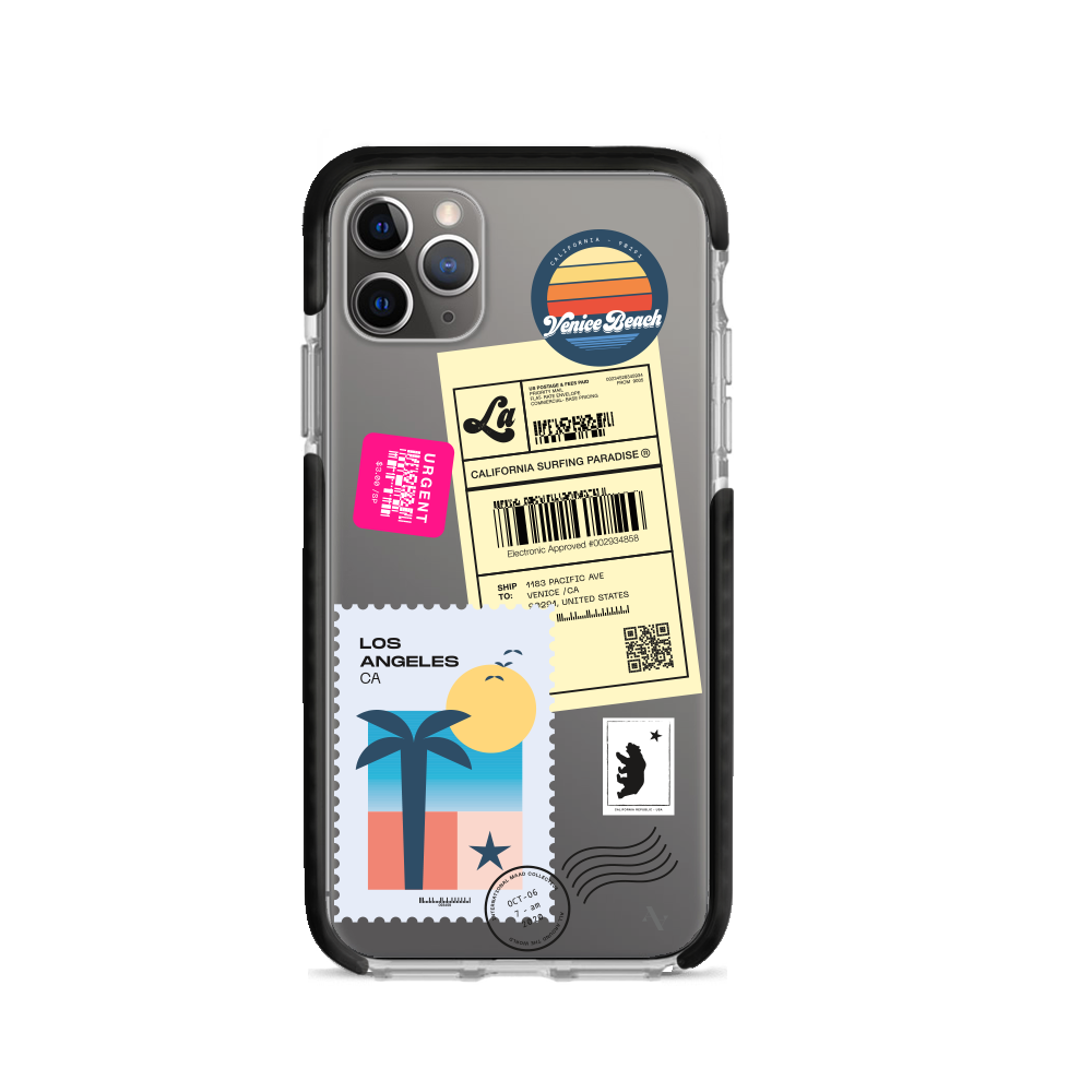 MAAD World iPhone 11 Pro Max Clear Case showcasing its slim design and protective features.