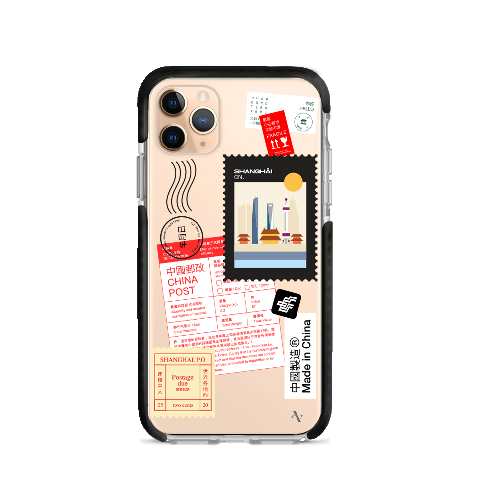 MAAD World iPhone 11 Pro Max Clear Case showcasing its slim design and protective features.