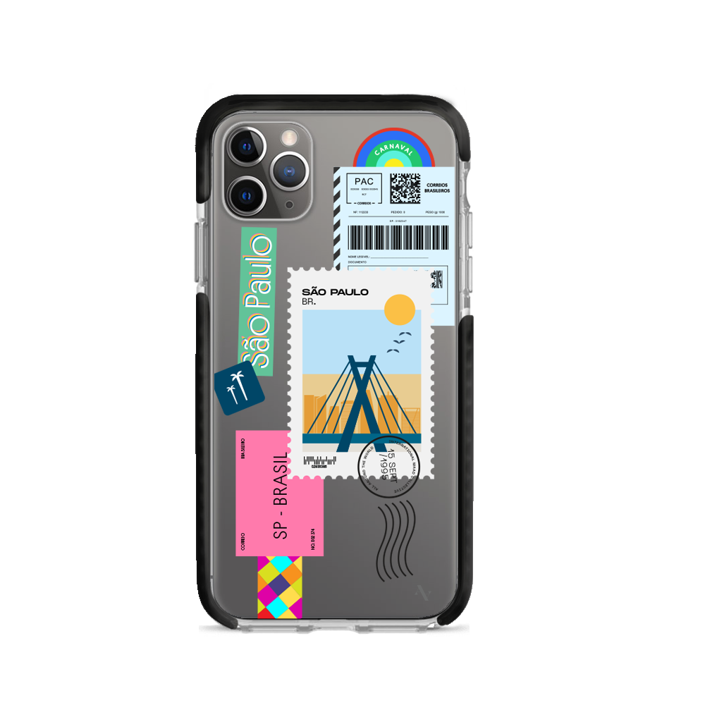 MAAD World iPhone 11 Pro Max Clear Case showcasing its slim design and protective features.