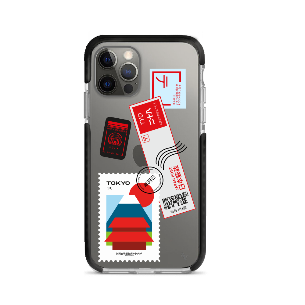 MAAD World iPhone 12 Pro Max Clear Case showcasing its slim design and protective features.