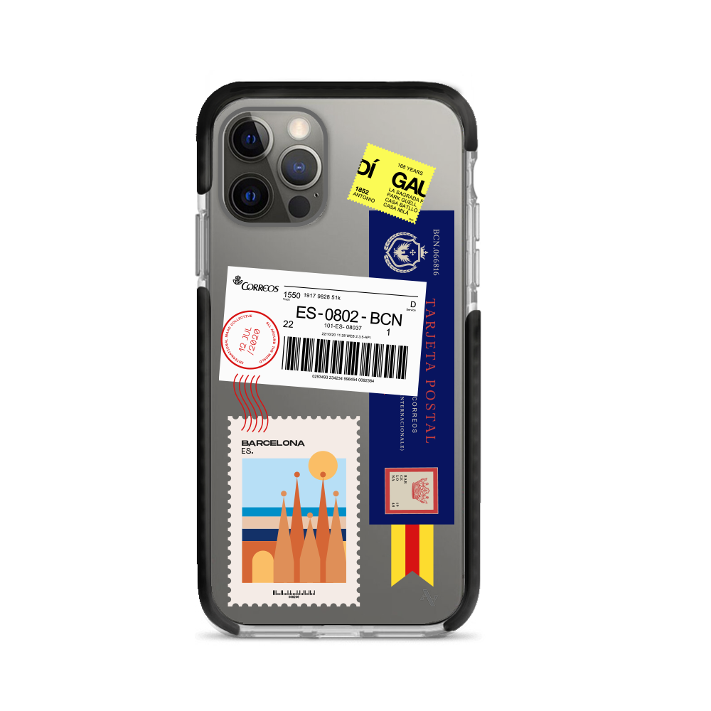 MAAD World iPhone 12 Pro Max Clear Case showcasing its slim design and protective features.