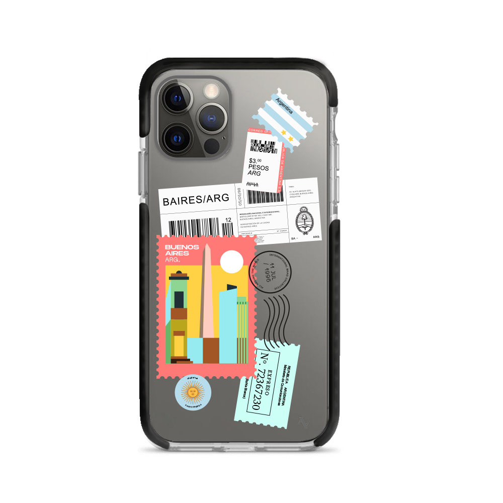 MAAD World iPhone 12 Pro Max Clear Case showcasing its slim design and protective features.