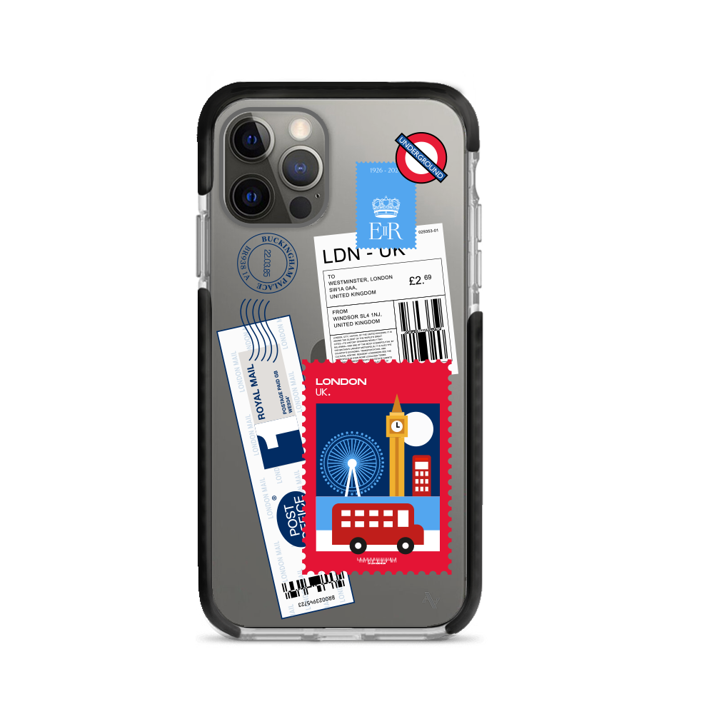 MAAD World iPhone 12 Pro Max Clear Case showcasing its slim design and protective features.