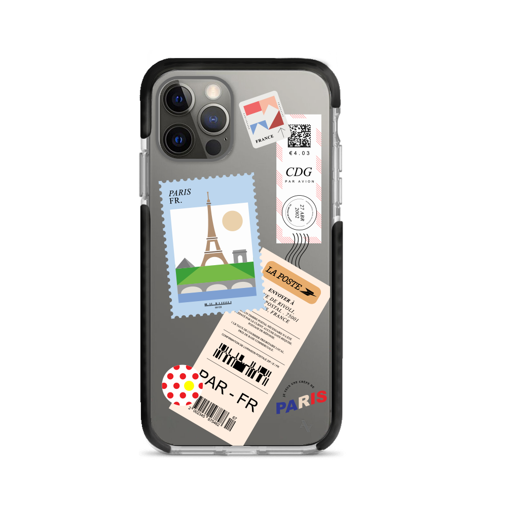 MAAD World iPhone 12 Pro Max Clear Case showcasing its slim design and protective features.