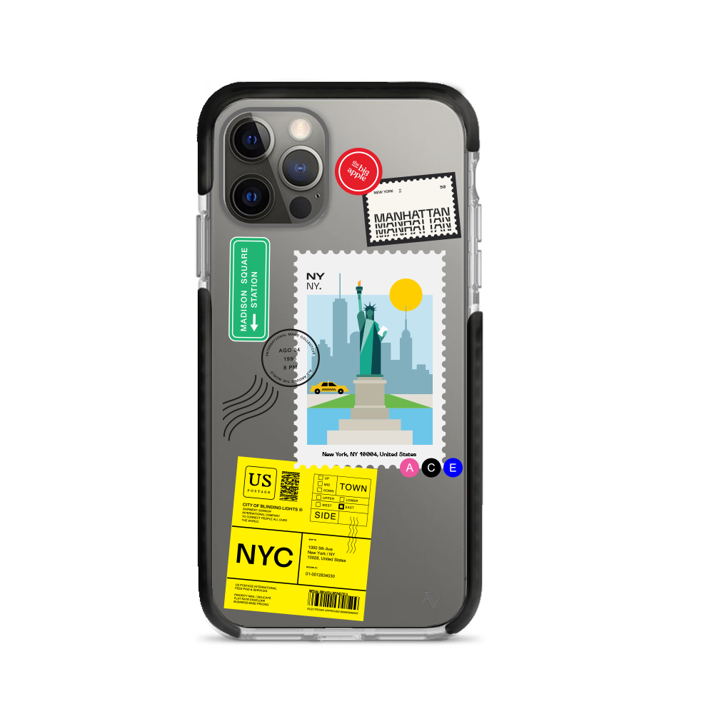 MAAD World iPhone 12 Pro Max Clear Case showcasing its slim design and protective features.