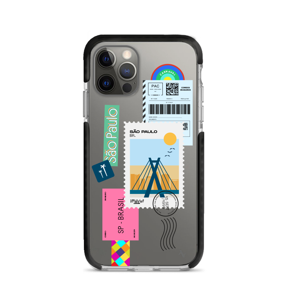 MAAD World iPhone 12 Pro Max Clear Case showcasing its slim design and protective features.