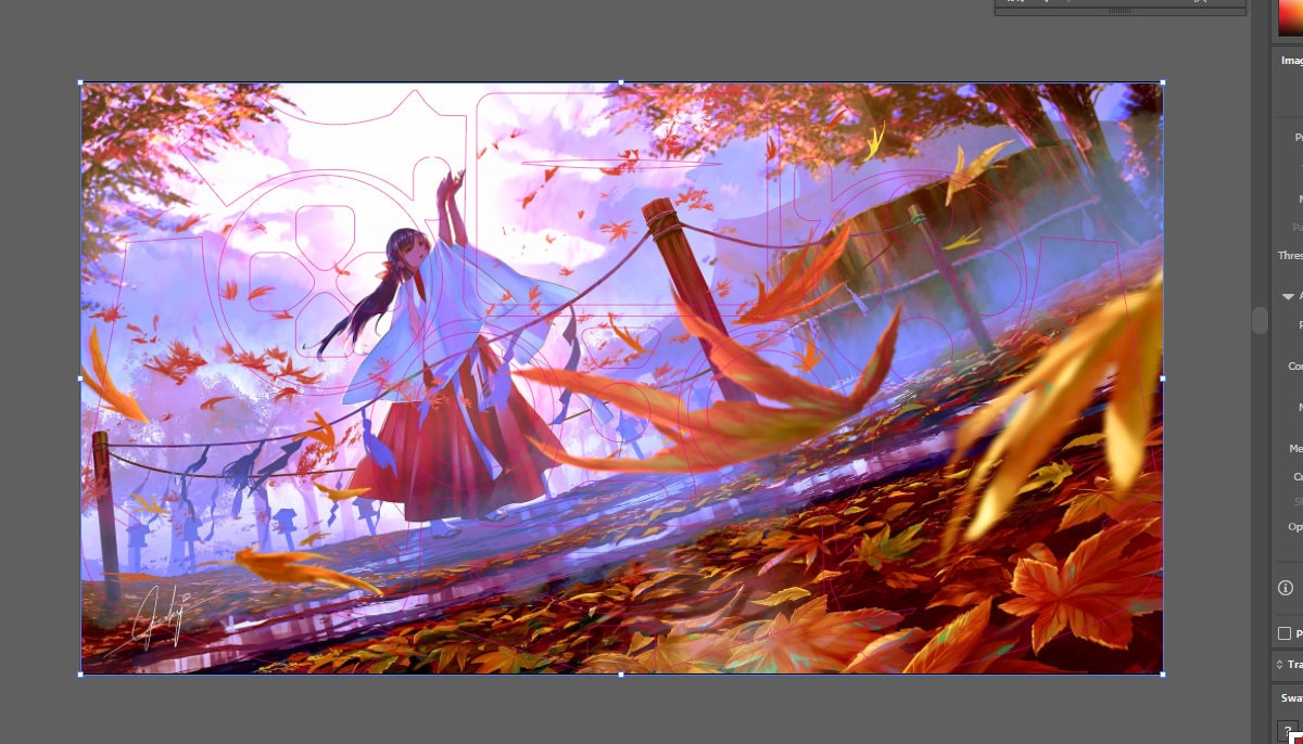 Skins Decal Wrap for PS4 and PS4 Pro Controller featuring vibrant Japanese Anime designs, showcasing intricate details and colors.