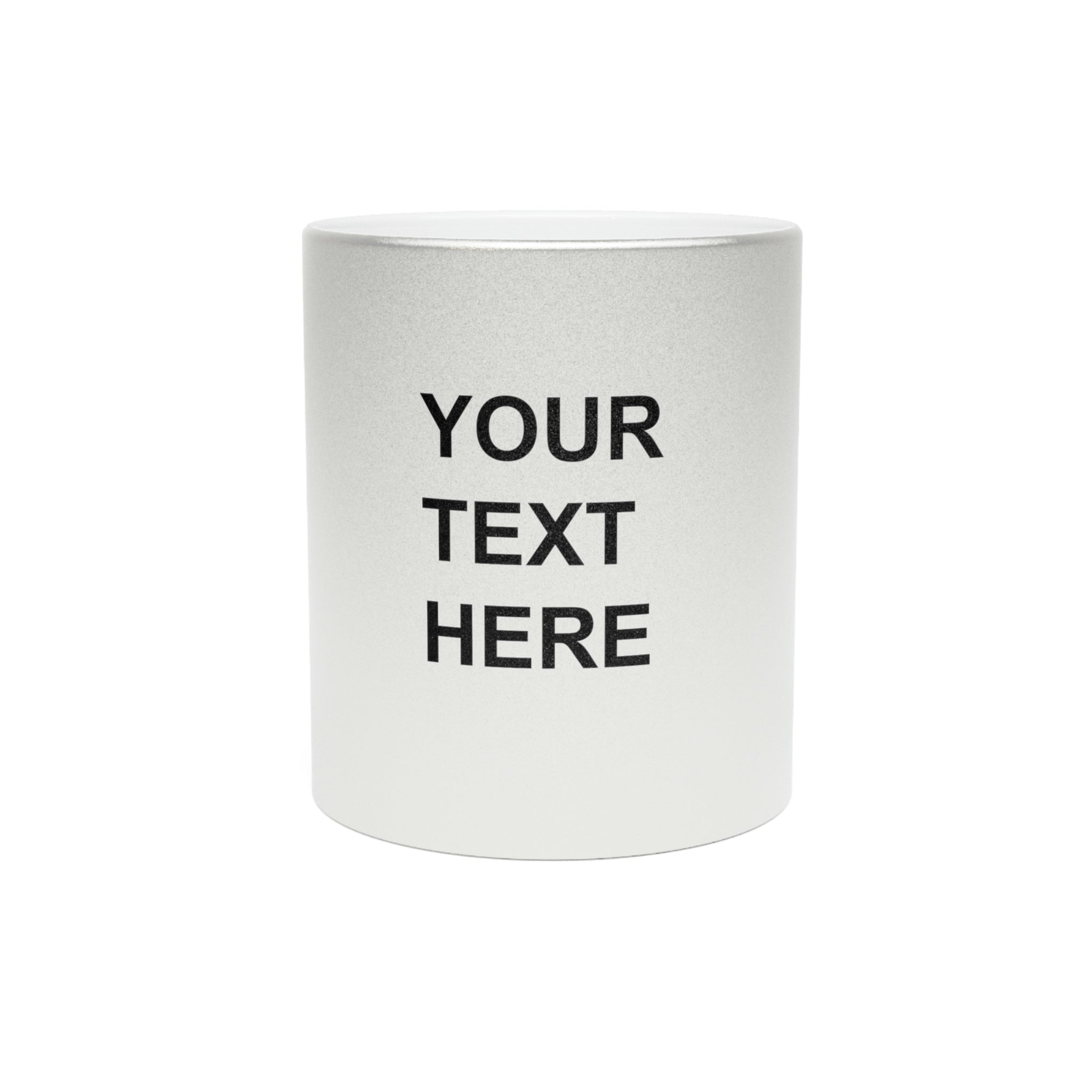 Custom Logo Metallic Mug in gold and silver finishes, showcasing personalized designs.