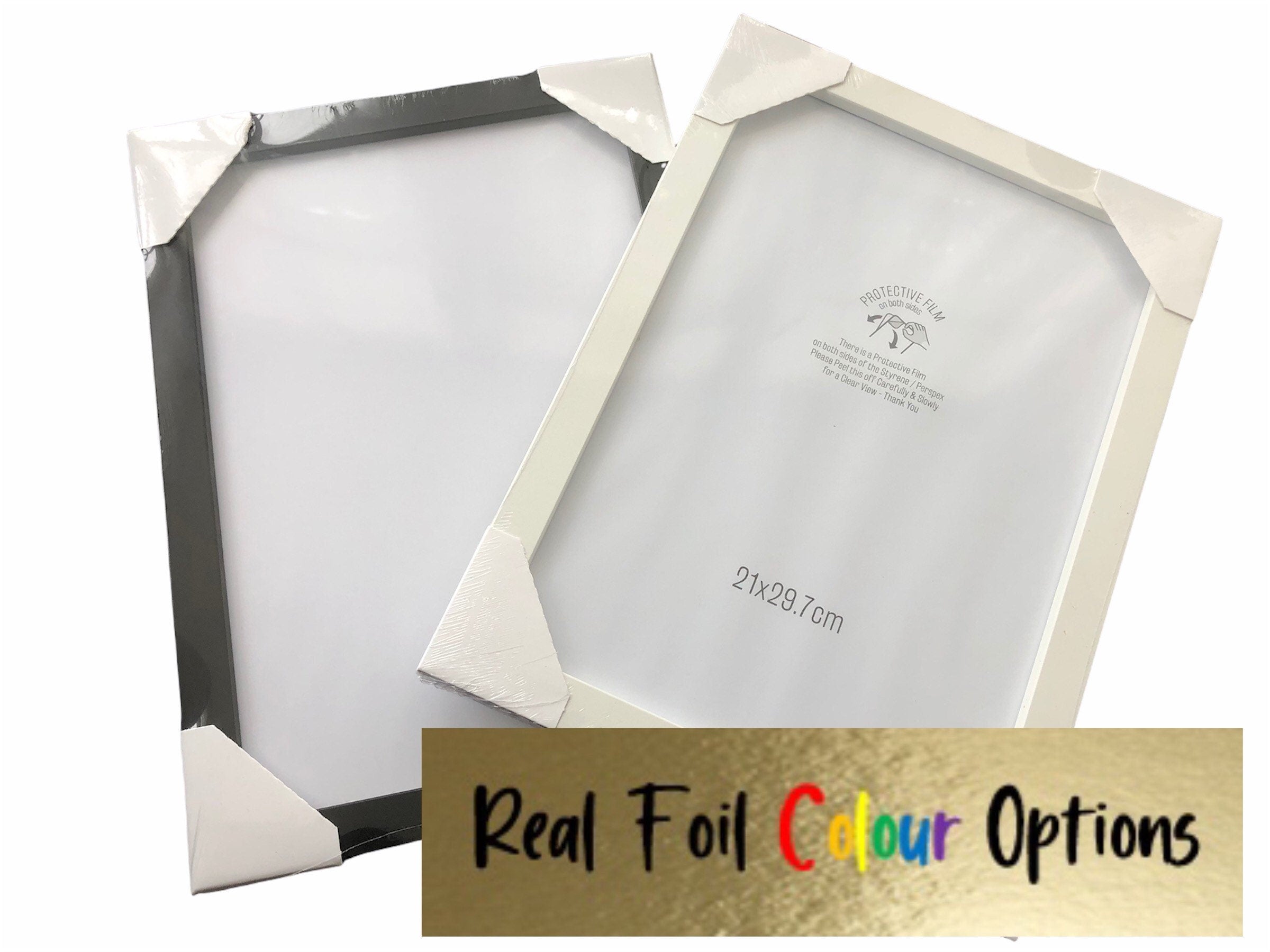 Personalised Father's Day foil print featuring a heartfelt message and family photo.