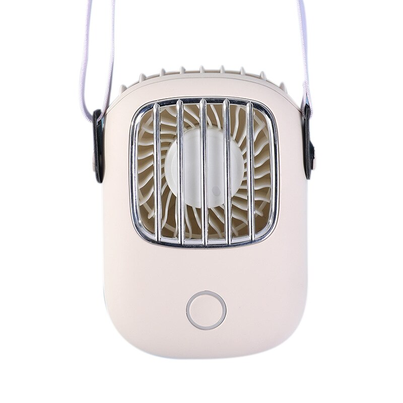Portable USB Hands Free Hanging Neck Fan in various colors, showcasing its sleek design and adjustable lanyard for hands-free use.