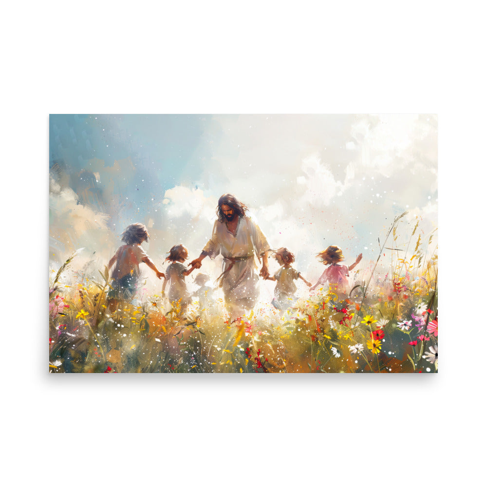 Main Jesus with Children Poster image
