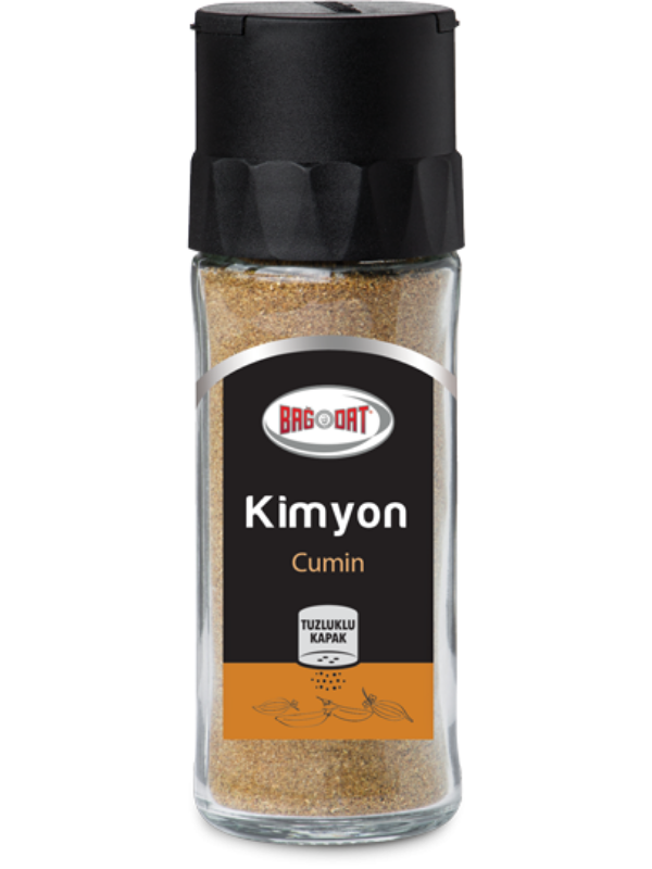 BAGDAT Cumin Powder jar showcasing rich brown cumin powder, ideal for enhancing flavors in various dishes.
