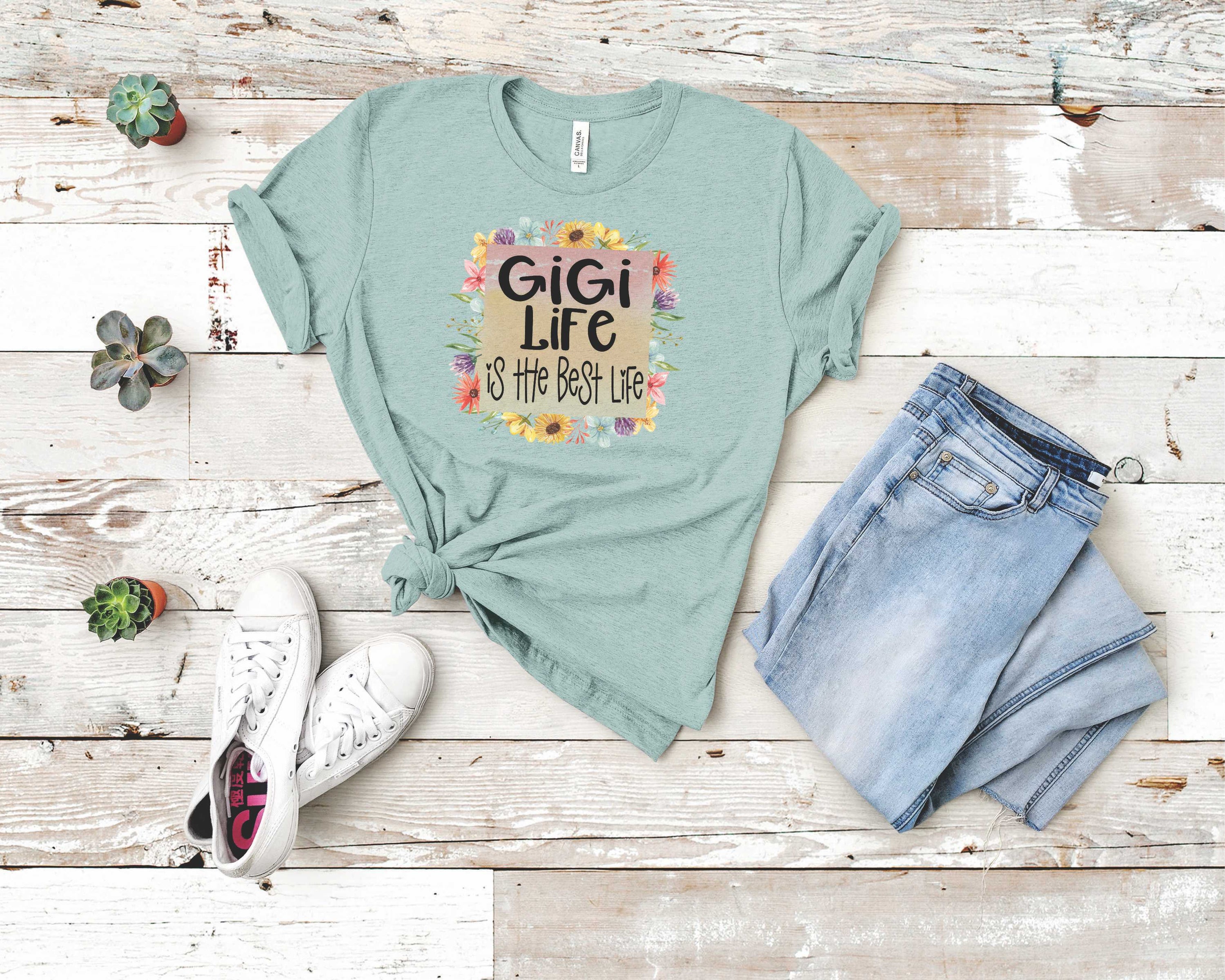 Best Life GiGi Graphic Tee featuring a stylish design, perfect for casual wear.