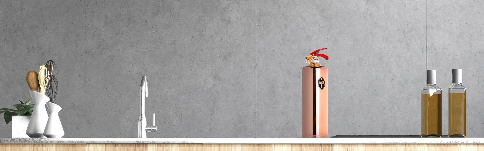 Elegant Copper model designed for kitchens and wine cellars, showcasing its refined finish and durable construction.