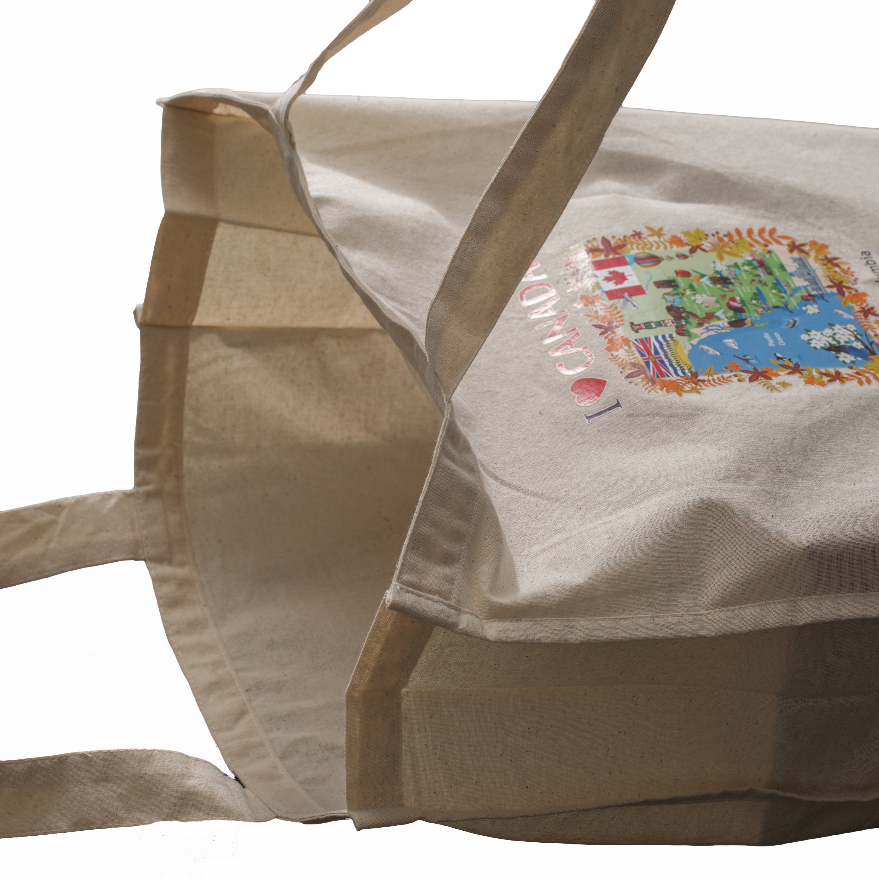 Eco-friendly cotton tote bag featuring a Black Bear design, promoting wildlife conservation and sustainability.