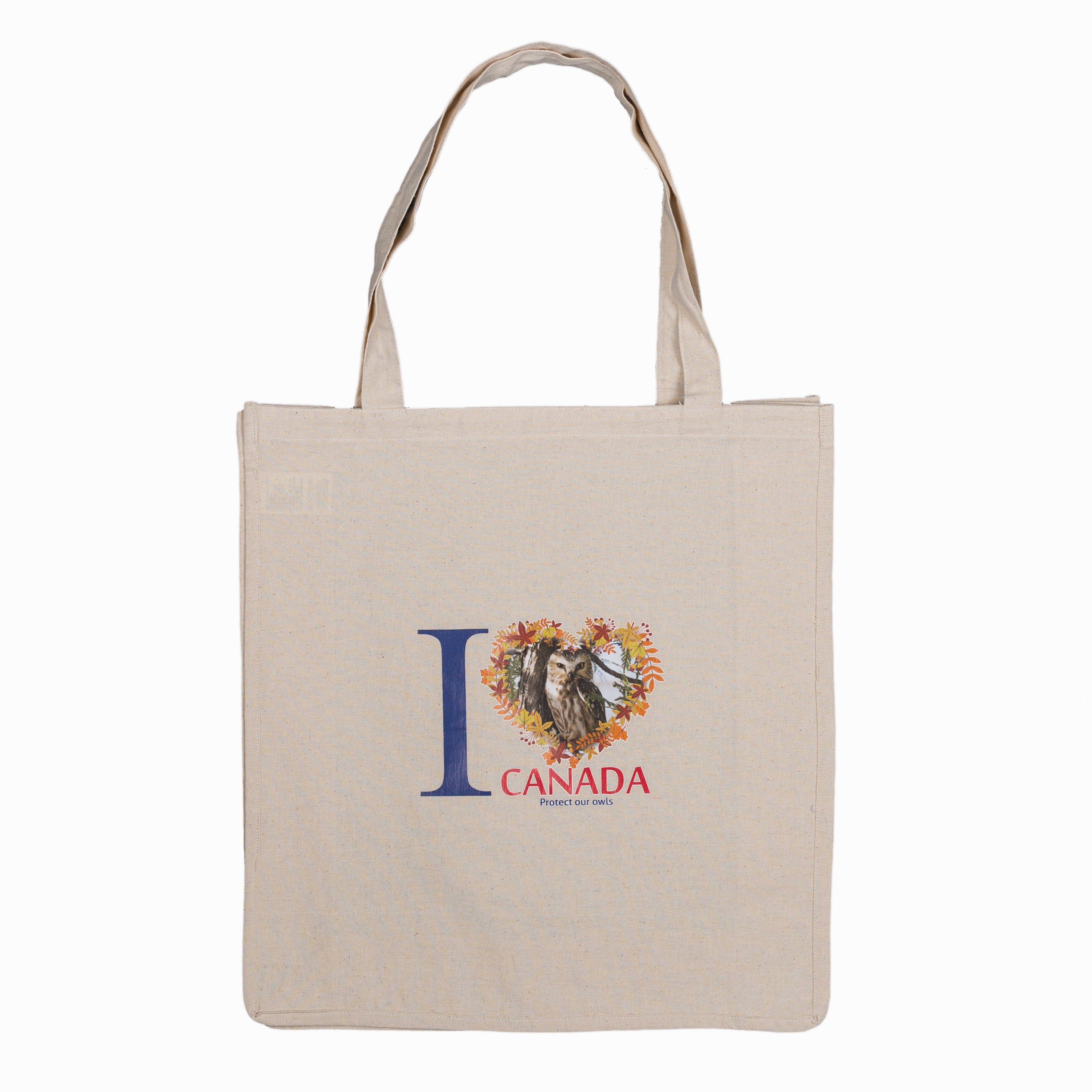 Eco-friendly cotton tote bag featuring a Black Bear design, promoting wildlife conservation and sustainability.