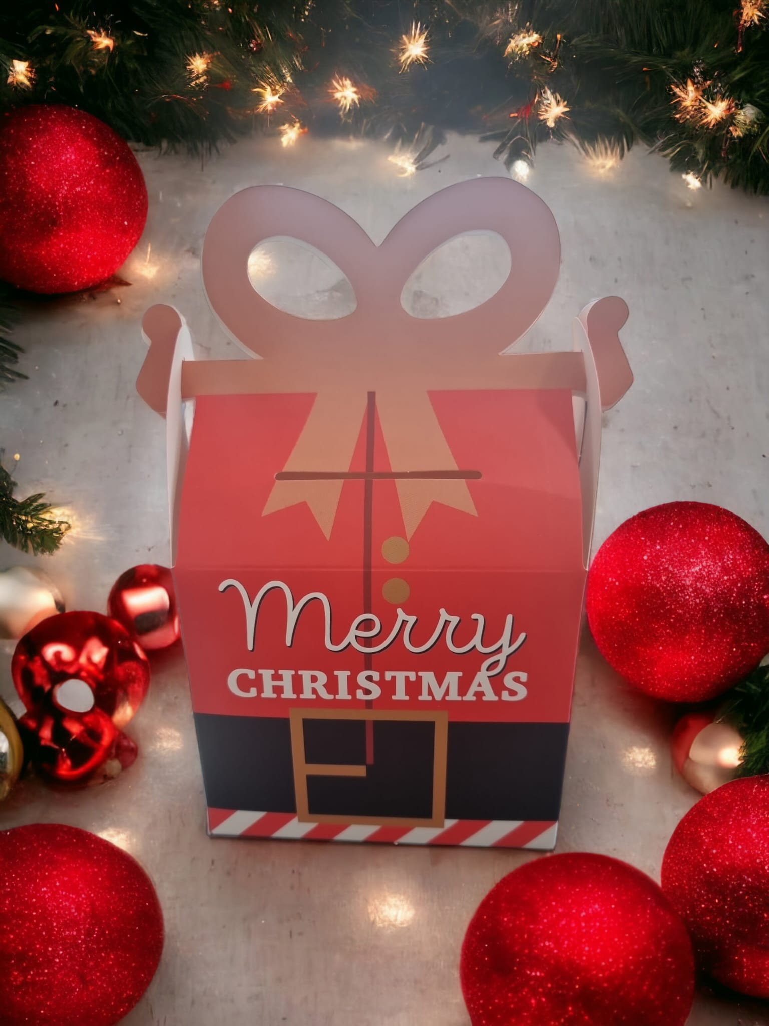 Enchanted Frost Home Bars Soap Christmas Gift Box featuring three festive soap bars in an elegant packaging, perfect for holiday gifting.