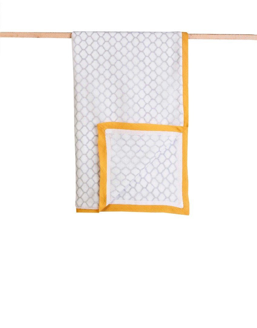 ERAWAN Cotton Royal Dohar featuring three layers of soft natural cotton with hand block-printed design, perfect for babies.