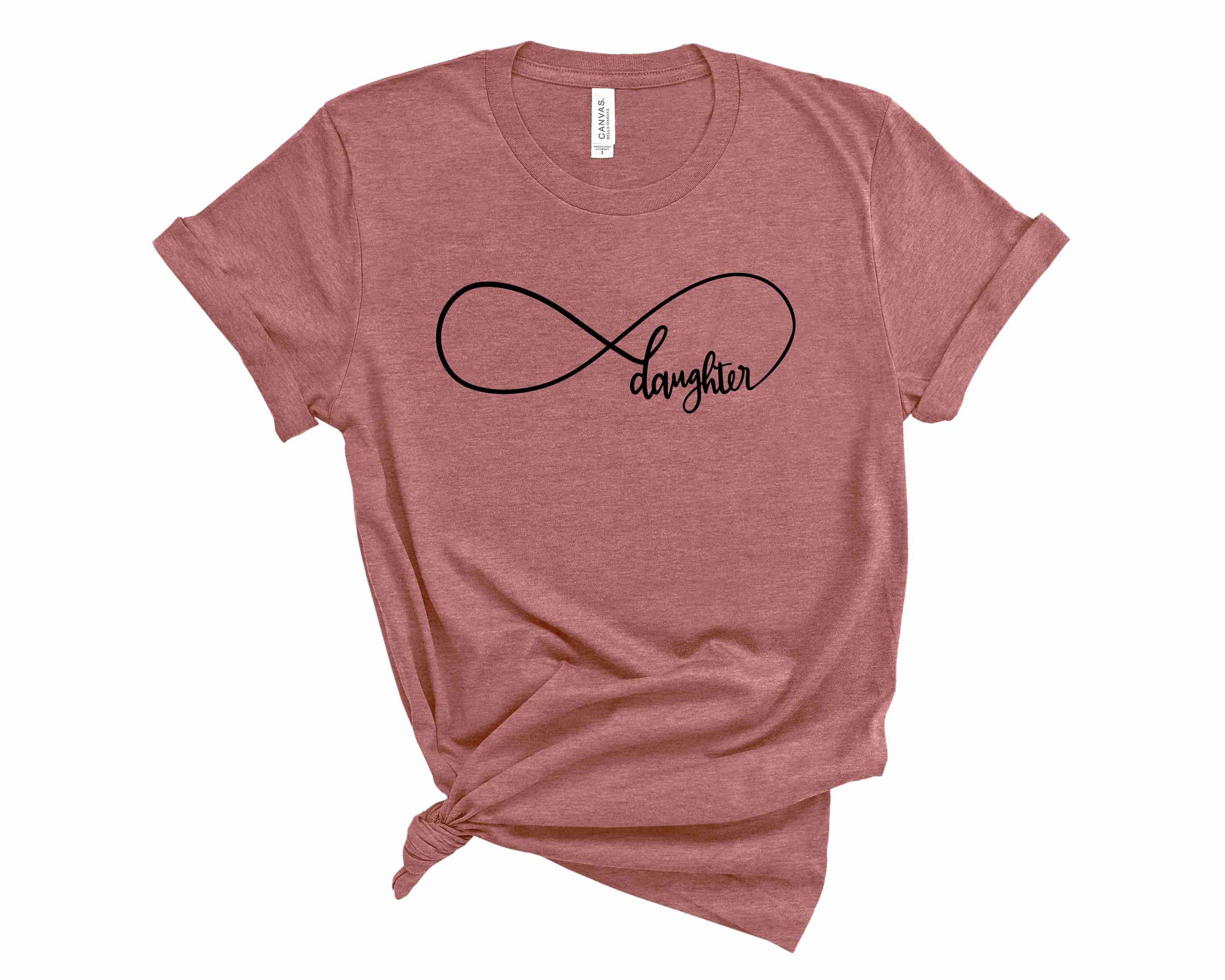 A stylish unisex Infinite Daughter Graphic Tee featuring a unique design, perfect for casual wear.