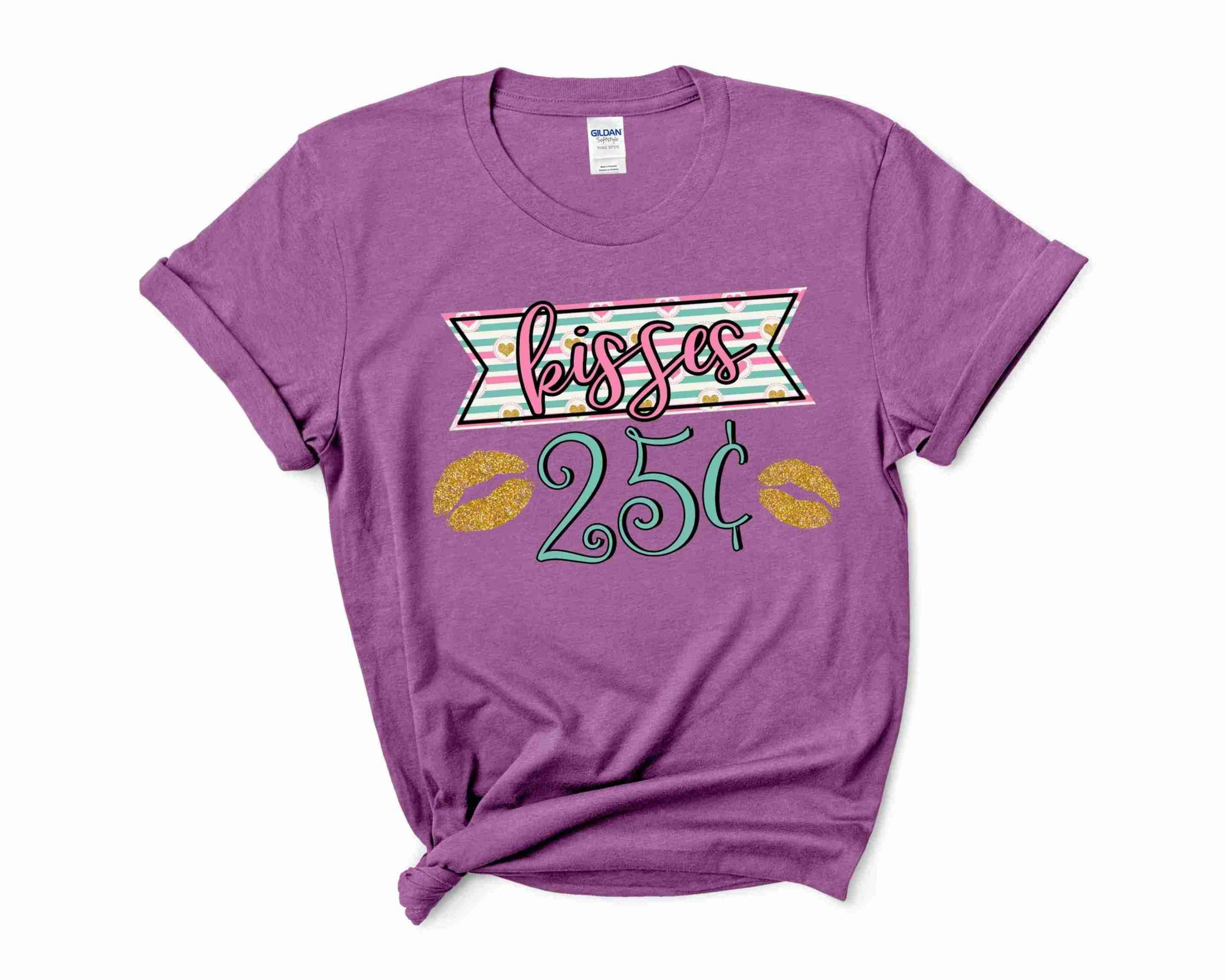 Kisses 0.25 Graphic Tee featuring a stylish design, perfect for casual wear.