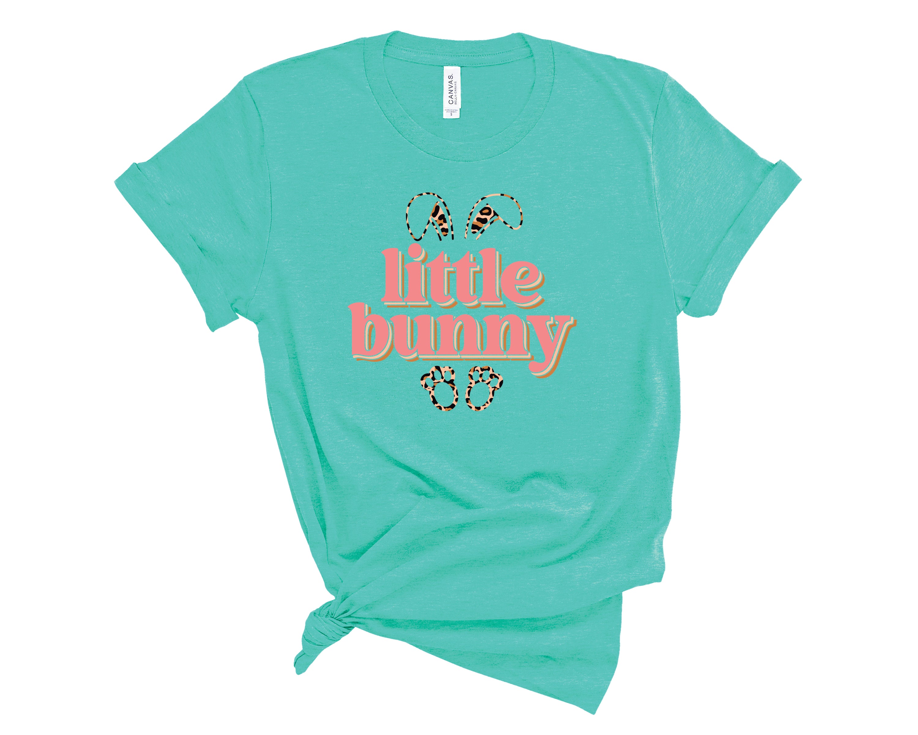 Little Bunny Retro Graphic Tee featuring a playful bunny design on a soft fabric, suitable for casual wear.