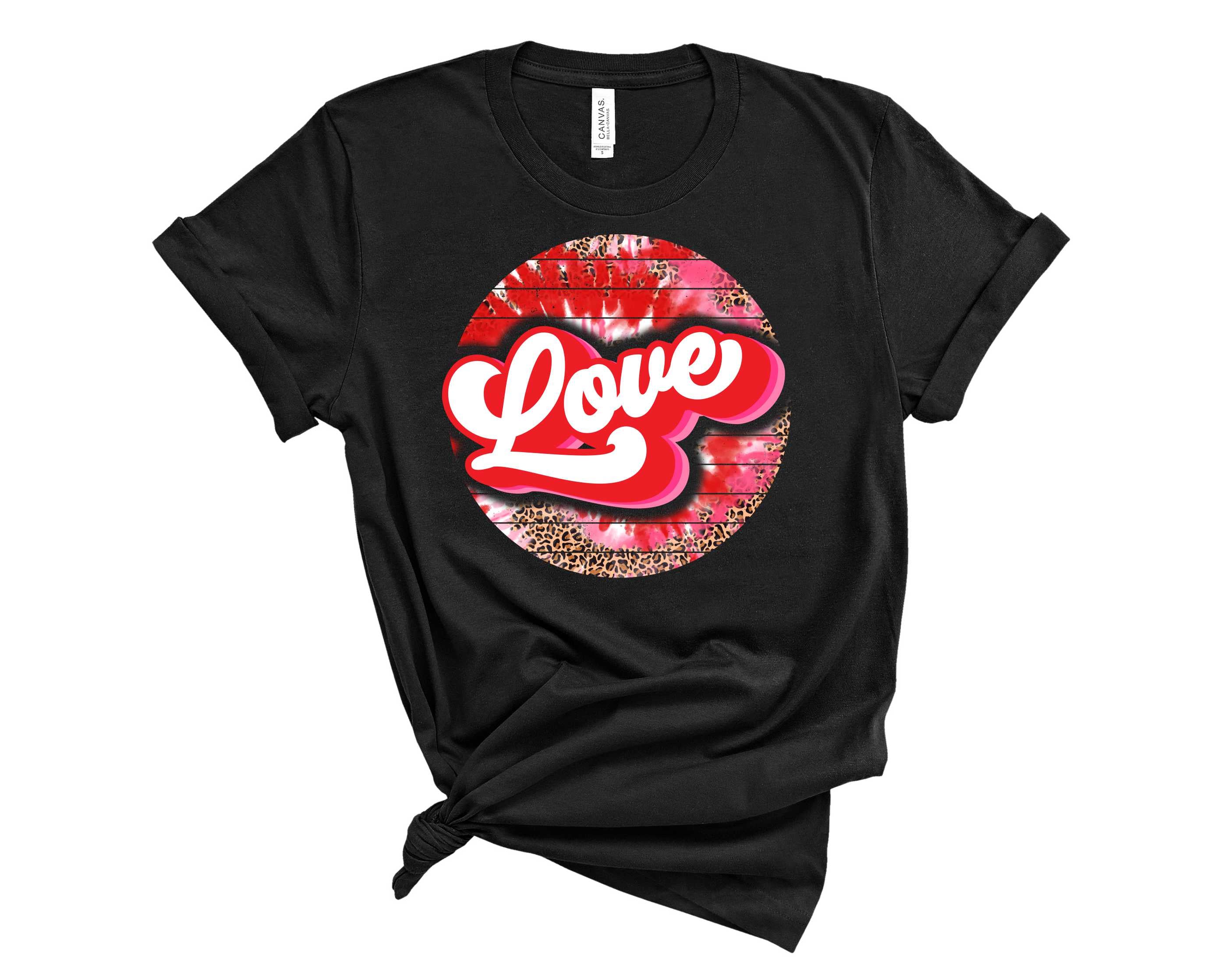 Love Grunge Circle Graphic Tee featuring a unique grunge circle design on a soft unisex t-shirt.